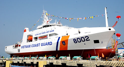 New modern coast guard ship launched